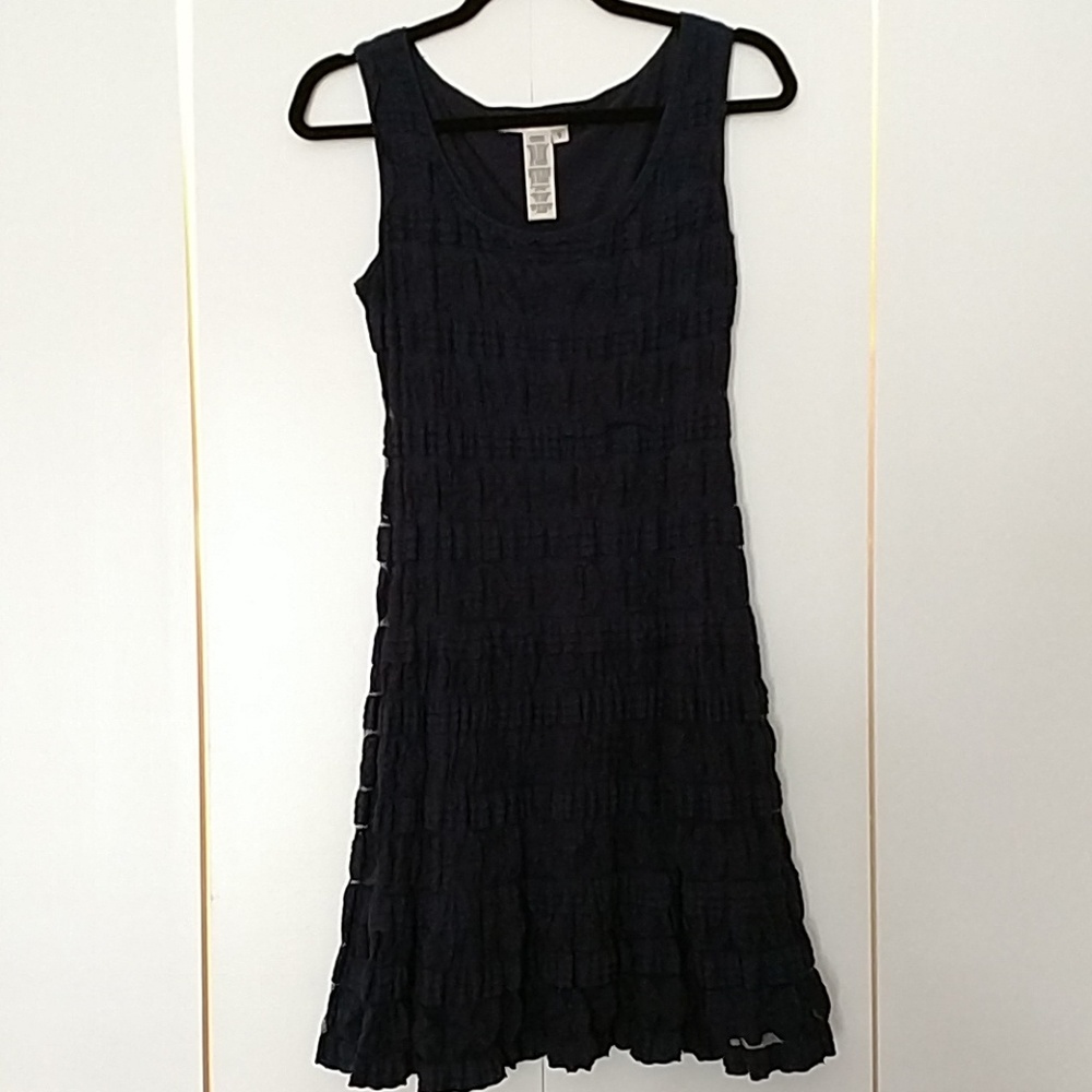 Navy blue lace dress